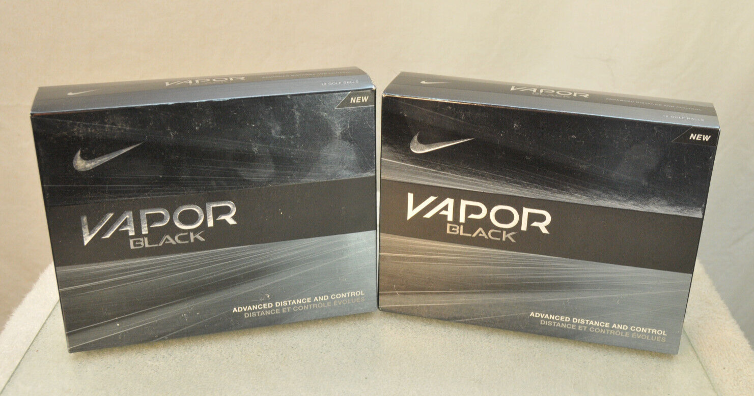 nike vapor black golf ball